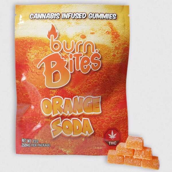 burn bites_ orange sooda Burn Bites (250MG) - Image 1