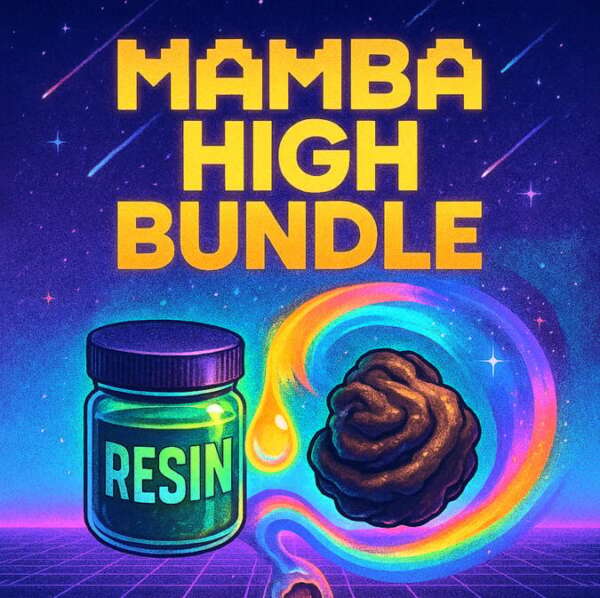 Mamba High Bundle | 1G Live Resin + 1G Jamican Gum Hash - Image 1