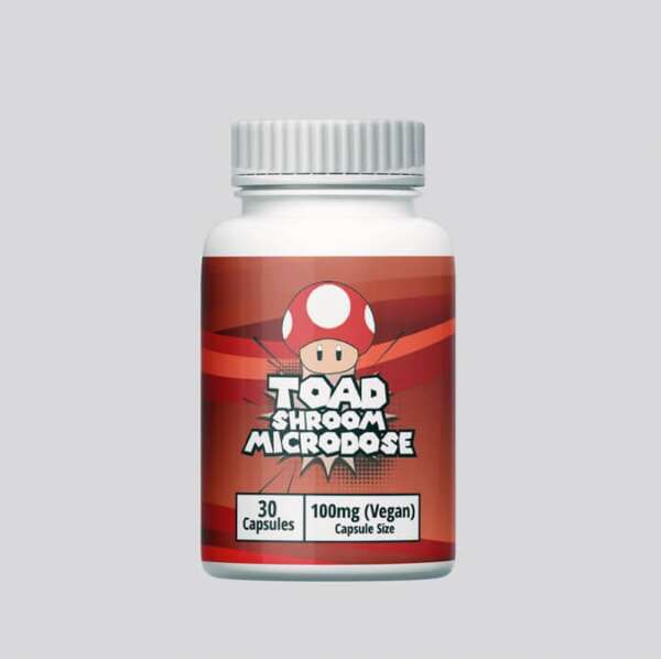 Toad Shroom Microdose Capsules Toad Shroom Microdose Capsules (30 Capsules, 100mg each) - Image 1