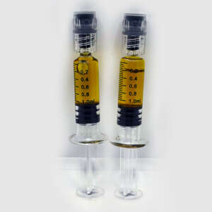 Clear Distillate, is the purest form of THC available. Clear is produced with a deep extraction process that removes chlorophyll, plant matter or other remnants, producing a product that is pure THC. The final product is a pure THC concentrate that looks like clear thick liquid. Clear Distillate is free of impurities and is designed to be be vaped; an e-nail or dab rig is recommended. It can also be taken orally, under the tongue.