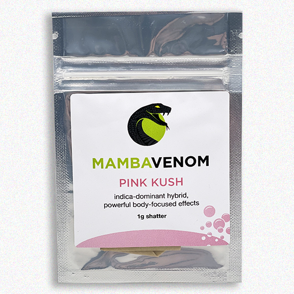 Pink Kush, as coveted as its OG Kush relative, is an indica-dominant hybrid with powerful body-focused effects. In its exceptional variations, pink hairs burst from bright green buds barely visible under a blanket of sugar-like trichomes, with traces of a sweet vanilla and candy perfume. The potency of this strain could be considered overpowering, and even small doses are known to eliminate pain, insomnia, and appetite loss. Growers have to wait 10 to 11 weeks for Pink Kush’s flowering, but high yields of top-shelf buds are worth the wait.