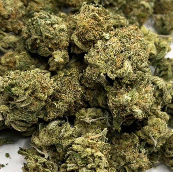 pineapple.jpg Pineapple OG is a hybrid marijuana strain that is believed to be a cross between Pineapple Express and an unknown OG Kush hybrid. It is a 70% sativa strain and is known for its limited availability, mainly found on the West Coast. The cannabinoid content of Pineapple OG is unclear, but both parent strains are potent, so it is expected to be strong. It has a sweet-spicy pineapple flavor and smells like lemon, pine, and fuel. Users report feeling an upbeat, cerebral high with a decent body buzz after smoking Pineapple OG.