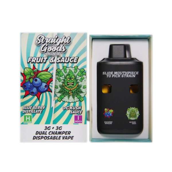Straight Goods | Dual Chamber Vape (6G) (Fruit + Sauce) - Image 1