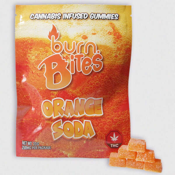 burn bites_ orange sooda Burn Bites (250MG) - Image 1