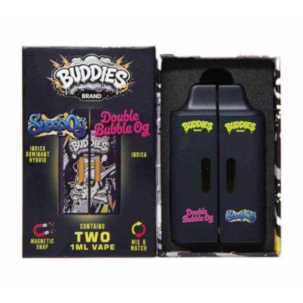 snoop-x-double-scaled Buddies Brand Vapes (1ml + 1ml) - Image 1